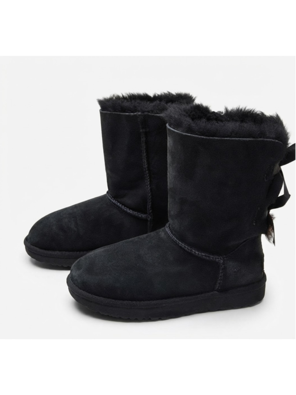 UGG Womens Bailey Bow Ii Boots | Black | 1016225-BLK | Authentic/ Size 7
